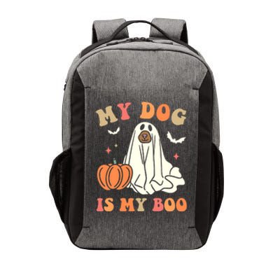 Halloween My Dog Is My Boo Spooky Season Ghost Vector Backpack