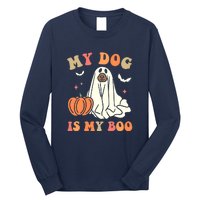 Halloween My Dog Is My Boo Spooky Season Ghost Long Sleeve Shirt