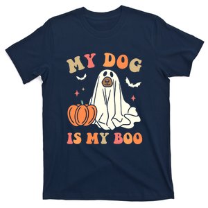 Halloween My Dog Is My Boo Spooky Season Ghost T-Shirt