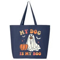 Halloween My Dog Is My Boo Spooky Season Ghost 25L Jumbo Tote