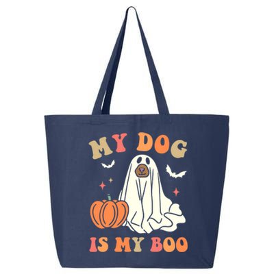 Halloween My Dog Is My Boo Spooky Season Ghost 25L Jumbo Tote