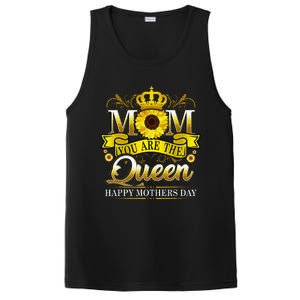 Happy Mother's Day You Are The Queen With Sun Flower PosiCharge Competitor Tank