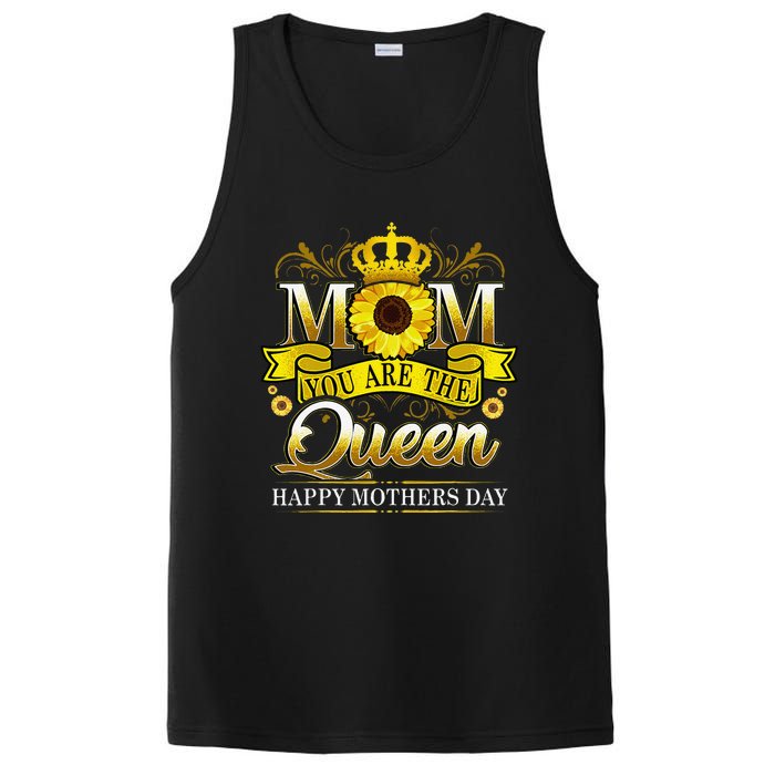 Happy Mother's Day You Are The Queen With Sun Flower PosiCharge Competitor Tank