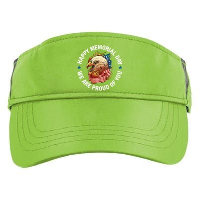 Happy Memorial Day We Are Proud Of You Memorial Day Meaningful Gift Adult Drive Performance Visor