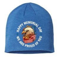 Happy Memorial Day We Are Proud Of You Memorial Day Meaningful Gift Sustainable Beanie