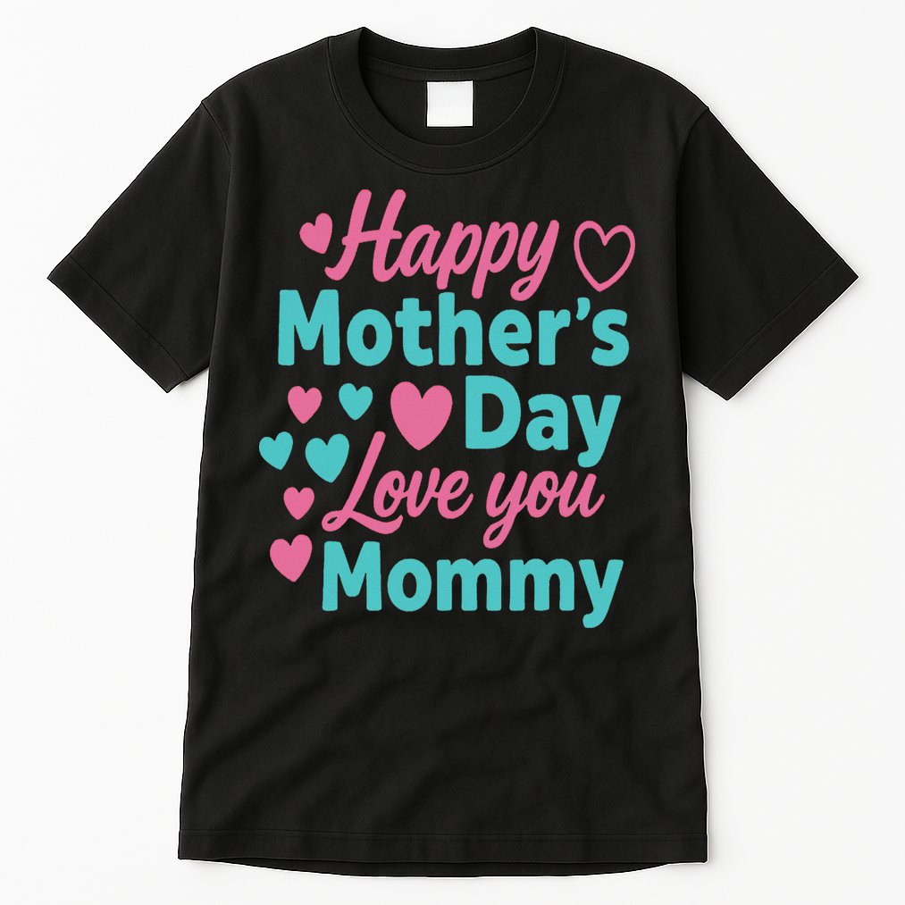 Happy Mothers Day For Baby Saying For Mom Tall T-Shirt