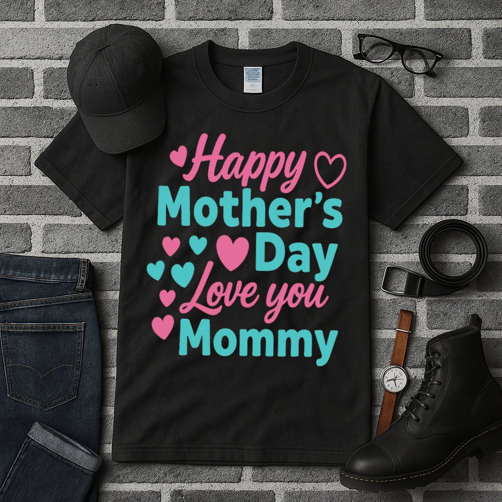 Happy Mothers Day For Baby Saying For Mom Tall T-Shirt