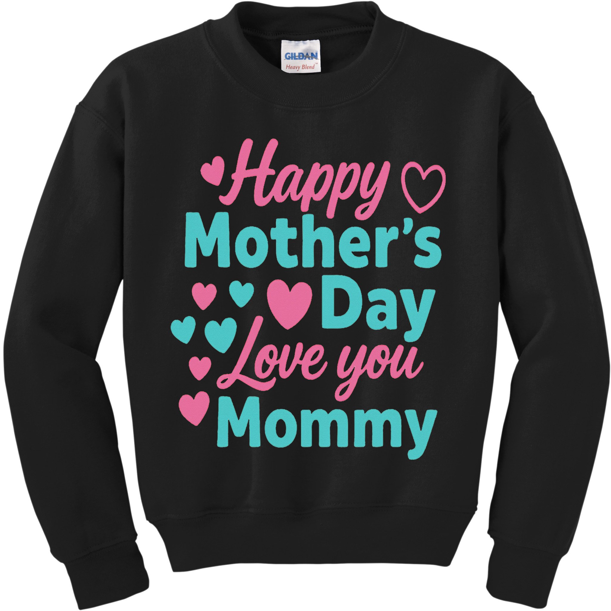 Happy Mothers Day For Baby Saying For Mom Kids Sweatshirt