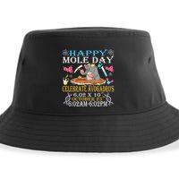 Happy Mole Day Celebrate AvogadroS Mole 6.02 X 10 October Sustainable Bucket Hat