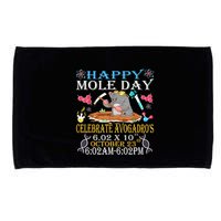 Happy Mole Day Celebrate AvogadroS Mole 6.02 X 10 October Microfiber Hand Towel