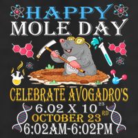 Happy Mole Day Celebrate AvogadroS Mole 6.02 X 10 October Microfiber Hand Towel