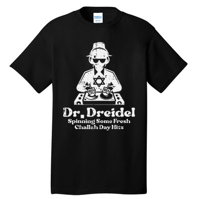 Hanukkah Mr Dreidel Dj Funny Chanukkah Jewish Tall T-Shirt