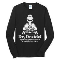 Hanukkah Mr Dreidel Dj Funny Chanukkah Jewish Tall Long Sleeve T-Shirt