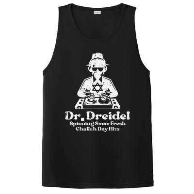 Hanukkah Mr Dreidel Dj Funny Chanukkah Jewish PosiCharge Competitor Tank