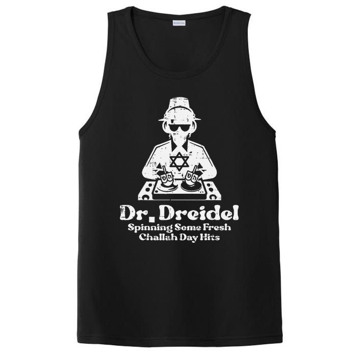 Hanukkah Mr Dreidel Dj Funny Chanukkah Jewish PosiCharge Competitor Tank