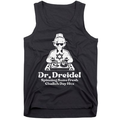 Hanukkah Mr Dreidel Dj Funny Chanukkah Jewish Tank Top