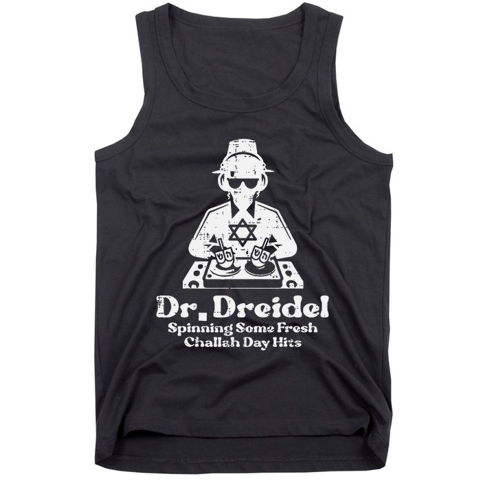 Hanukkah Mr Dreidel Dj Funny Chanukkah Jewish Tank Top