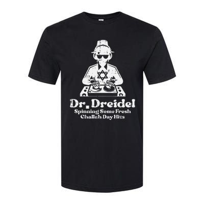 Hanukkah Mr Dreidel Dj Funny Chanukkah Jewish Softstyle CVC T-Shirt