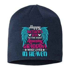 Happy MotherS Day To The Most Amazing Grandma In Heaven Sustainable Beanie