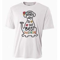 Happy Mother's Day To The Best Dog Mom Dog Mother Gifts Cooling Performance Crew T-Shirt