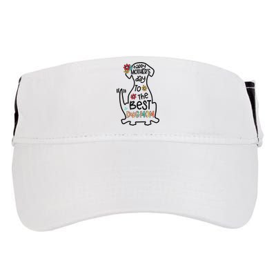 Happy Mother's Day To The Best Dog Mom Dog Mother Gifts Adult Drive Performance Visor