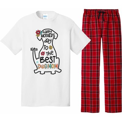 Happy Mother's Day To The Best Dog Mom Dog Mother Gifts Pajama Set