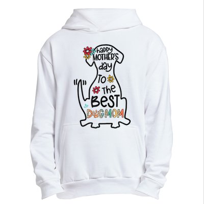 Happy Mother's Day To The Best Dog Mom Dog Mother Gifts Urban Pullover Hoodie