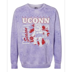 Husky Mania Dream Season Basketball Team Lover Colorblast Crewneck Sweatshirt