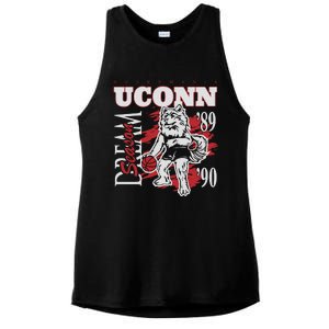 Husky Mania Dream Season Basketball Team Lover Ladies PosiCharge Tri-Blend Wicking Tank