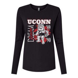 Husky Mania Dream Season Basketball Team Lover Womens Cotton Relaxed Long Sleeve T-Shirt