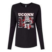 Husky Mania Dream Season Basketball Team Lover Womens Cotton Relaxed Long Sleeve T-Shirt