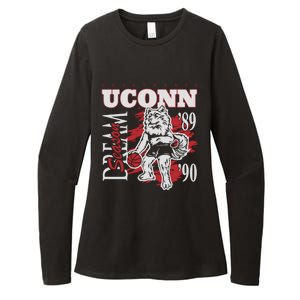 Husky Mania Dream Season Basketball Team Lover Womens CVC Long Sleeve Shirt