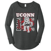 Husky Mania Dream Season Basketball Team Lover Women's Perfect Tri Tunic Long Sleeve Shirt