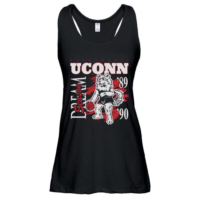 Husky Mania Dream Season Basketball Team Lover Ladies Essential Flowy Tank