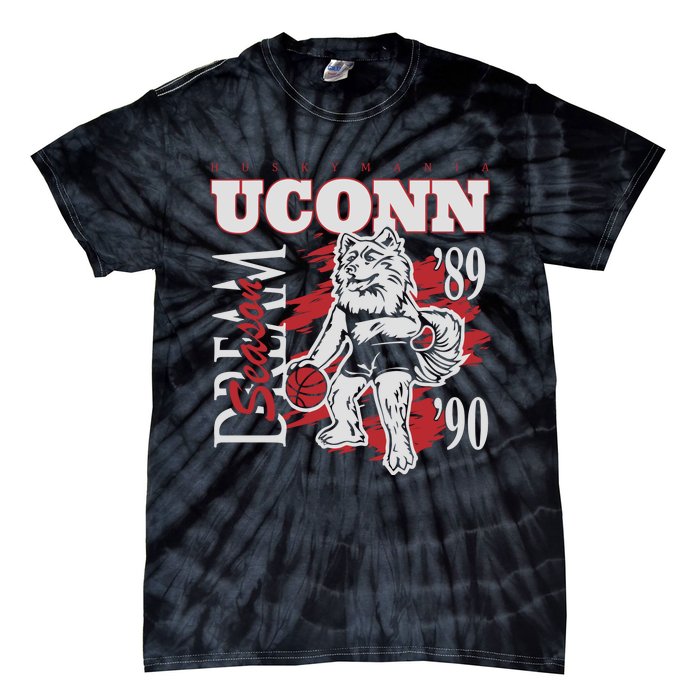 Husky Mania Dream Season Basketball Team Lover Tie-Dye T-Shirt