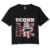 Husky Mania Dream Season Basketball Team Lover Women's Crop Top Tee