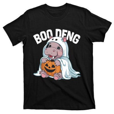 Halloween Moo Deng Baby Hippo Boo Deng T-Shirt