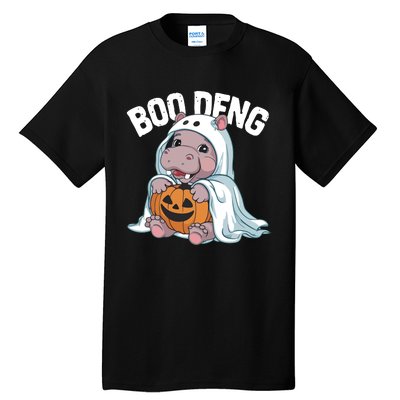 Halloween Moo Deng Baby Hippo Boo Deng Tall T-Shirt