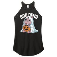 Halloween Moo Deng Baby Hippo Boo Deng Women’s Perfect Tri Rocker Tank