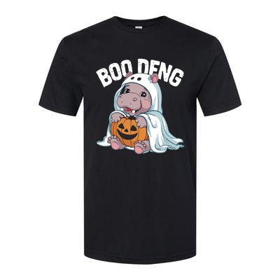 Halloween Moo Deng Baby Hippo Boo Deng Softstyle CVC T-Shirt