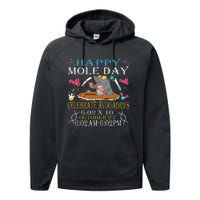 Happy Mole Day Celebrate Avogadro Performance Fleece Hoodie