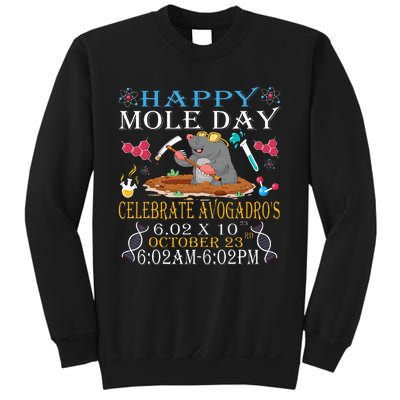 Happy Mole Day Celebrate Avogadro Sweatshirt