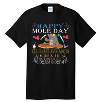 Happy Mole Day Celebrate Avogadro Tall T-Shirt