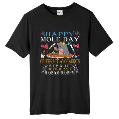 Happy Mole Day Celebrate Avogadro Tall Fusion ChromaSoft Performance T-Shirt