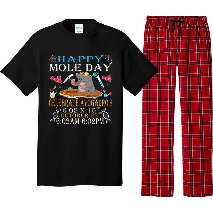 Happy Mole Day Celebrate Avogadro Pajama Set