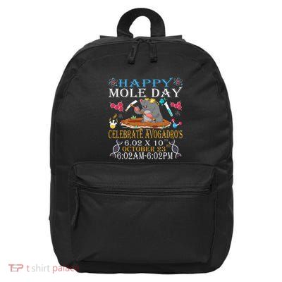 Happy Mole Day Celebrate Avogadro 16 in Basic Backpack
