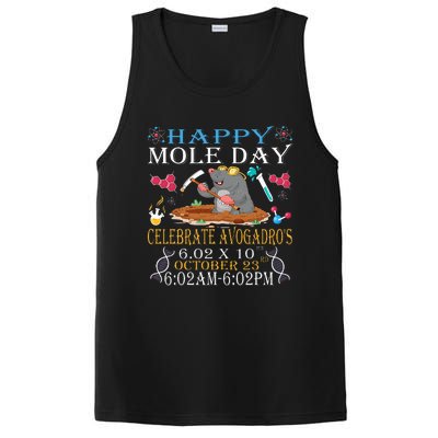 Happy Mole Day Celebrate Avogadro PosiCharge Competitor Tank