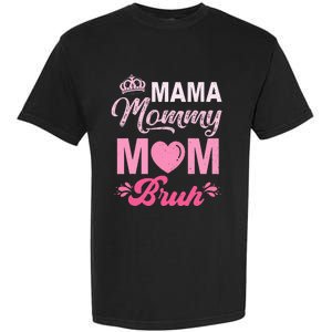 Happy Mother's Day Cute Leopard Graphic Mama Mommy Mom Bruh Garment-Dyed Heavyweight T-Shirt