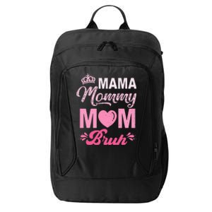 Happy Mother's Day Cute Leopard Graphic Mama Mommy Mom Bruh City Backpack