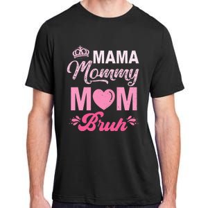 Happy Mother's Day Cute Leopard Graphic Mama Mommy Mom Bruh Adult ChromaSoft Performance T-Shirt